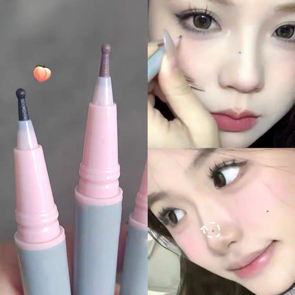 shiny-girl: ปากกาแต้มไฝ แต้มกระ ปากกาไลเนอร์หัวกลม ปากกาแต่งหน้า 3 สี ใช้งานง่าย แห้งไว กันน้ำกันเหงื่อ รูปที่ 8