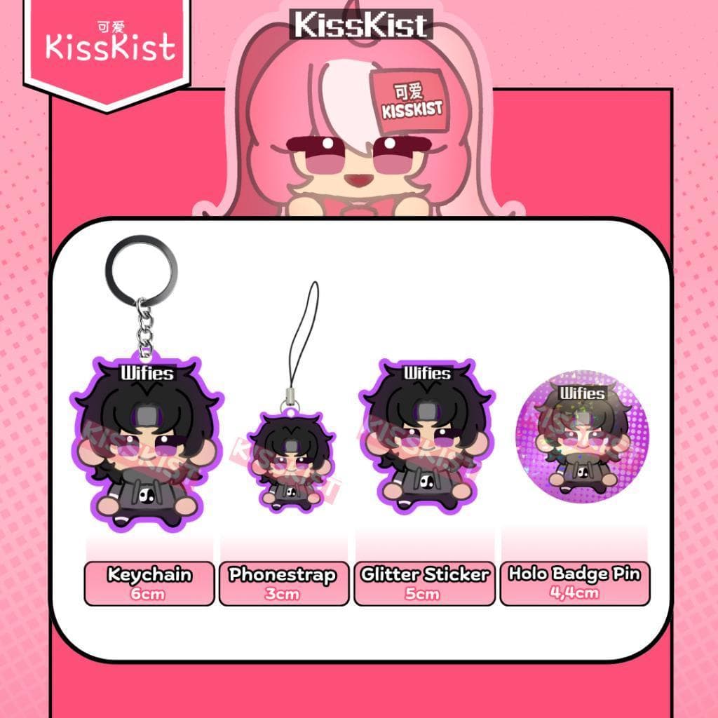 Ready Stock MCYT Fanmerch by KissKist | พวงกุญแจ สายโทรศัพท์ สติ๊กเกอร์ หมุด ชีวิตจักรวาลที่ไม่เสถียร รูปที่ 8
