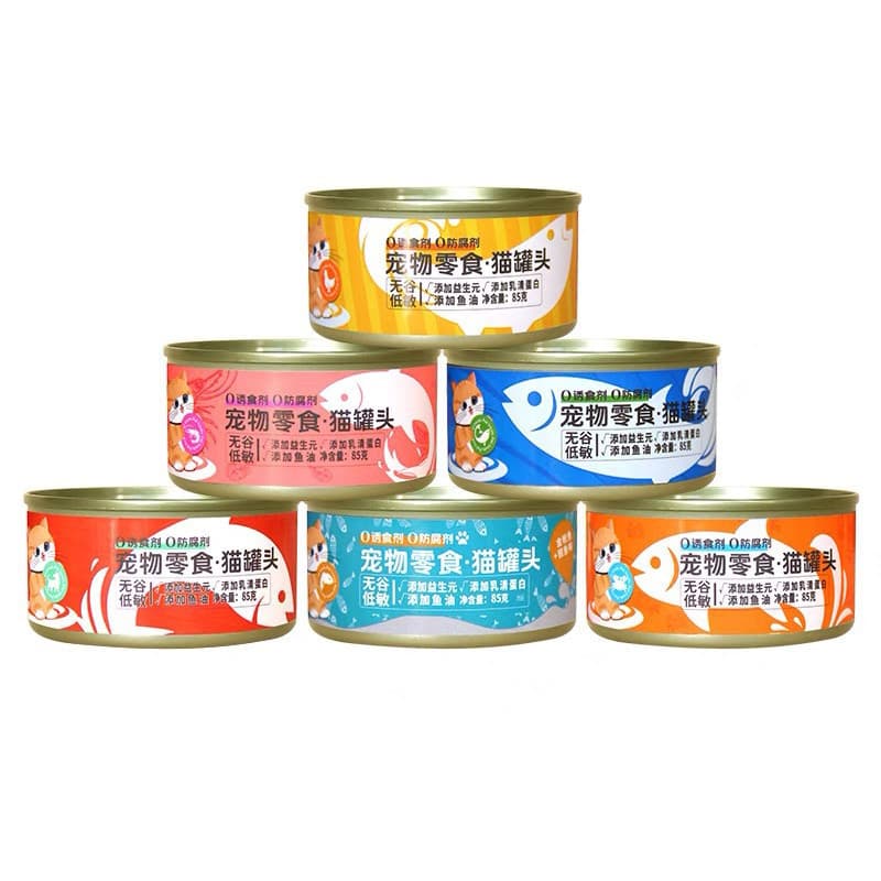 YTL5 กระป๋องแมวกระป๋อง85g อาหารแมว ซุบแมว อินทรีย์ เกรวี่แมว อาหารแมวกระป๋องเปลือย รูปที่ 9