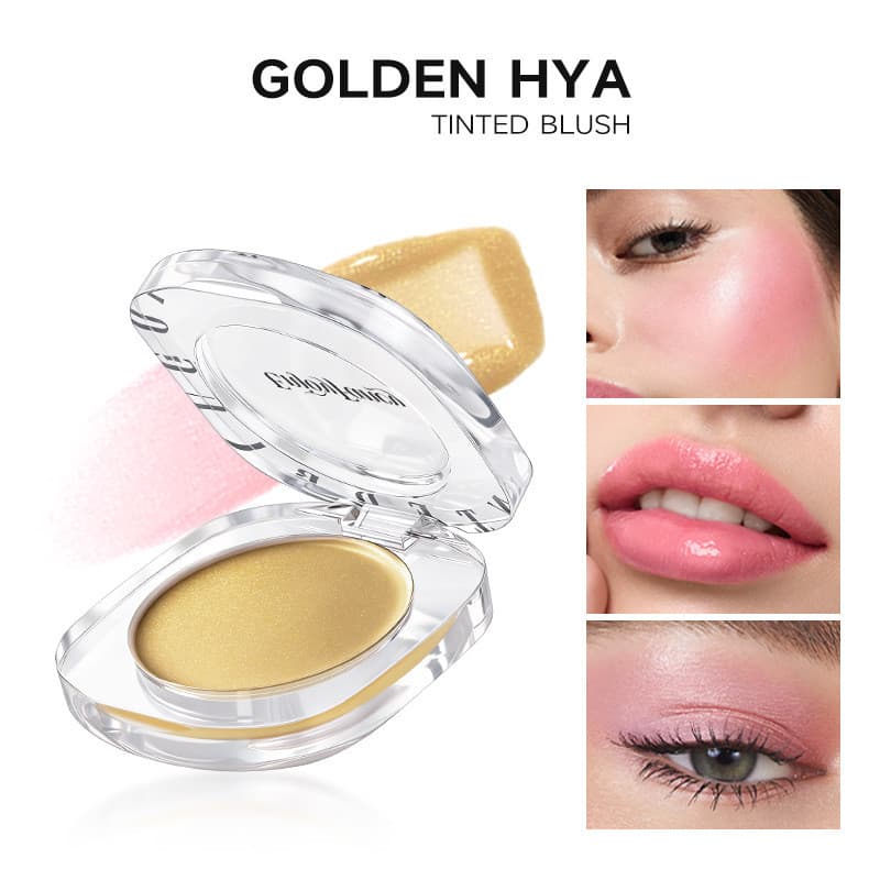 ซื้อ 1 แถม 3 บลัชออนครีมเปลี่ยนสีตามอุณหภูมิ เนื้อครีมชุ่มชื้น สีชมพูธรรมชาติ ใช้ได้ทั้งแก้มและปาก รูปที่ 2