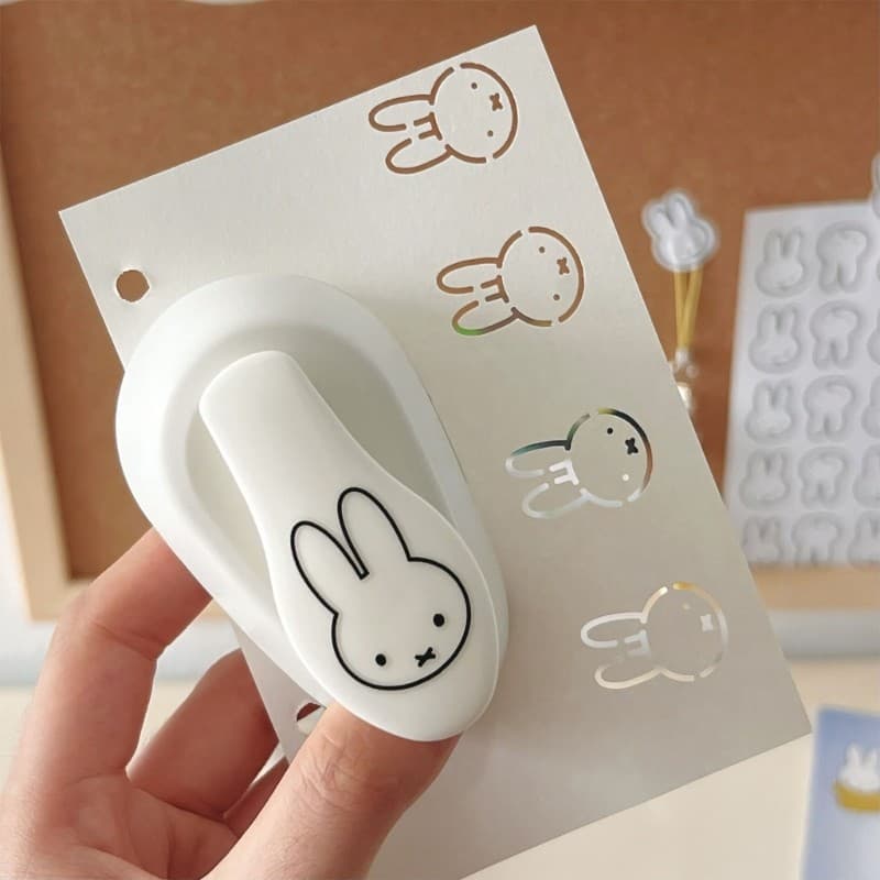 Humble กระต่ายรูปแบบ Hole Puncher Ergonomic Grip กระดาษหัตถกรรมลายนูนเครื่องมือสําหรับการ์ดทํา Scrapbooking Art Craft Proj รูปที่ 5