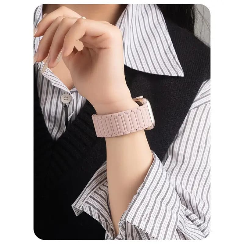 สายรัดแม่เหล็กซิลิโคน + CaseFor Huawei Fit 5 pro 4 pro 4 3 สายรัดข้อมือซิลิโคนสําหรับ Huawei Fit 4 3 สายนาฬิกา รูปที่ 6