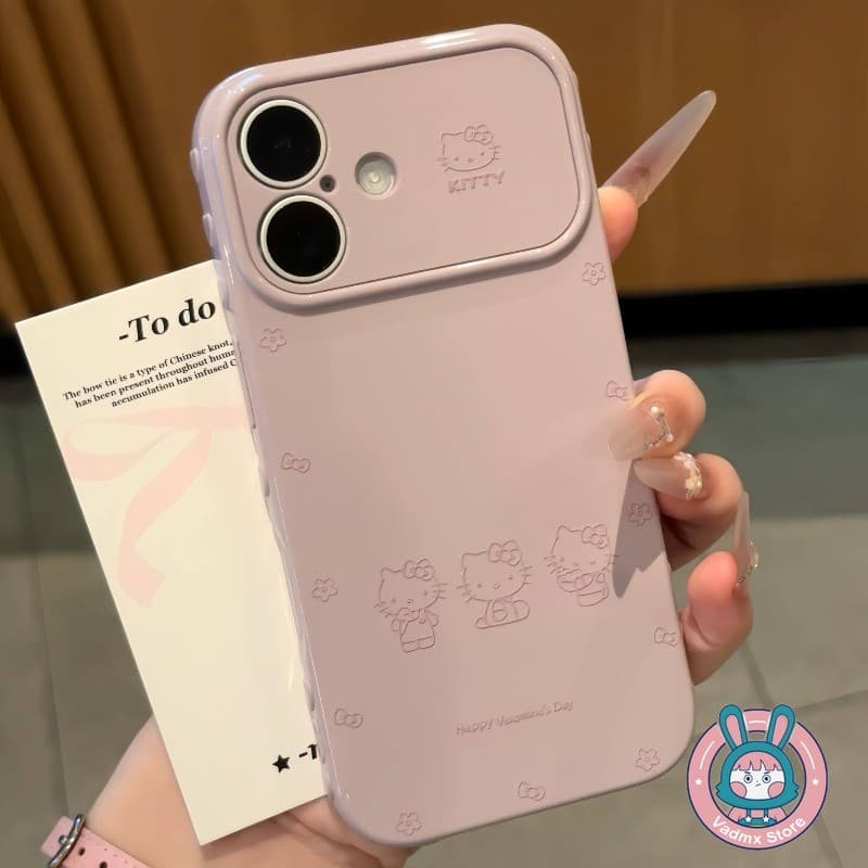 น่ารัก Kitty Cat เคสโทรศัพท์สําหรับ Vivo V70 ELite V30 V29 V27 S50 S30 Pro Mini 5G หรูหราการ์ตูนสีลูกกวาดกันกระแทก Lateral Love Heart นุ่มปลอก รูปที่ 8