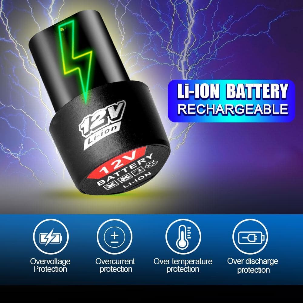 แบตเตอรี่ 12V แบตเตอรี่ลิเธียม แบตเตอรี่สว่านมือ แบตเตอรี่ไร้สาย แบตเตอรี่สามเหลี่ยม แบตเตอรี่แบบชาร์จไฟได้ รูปที่ 4