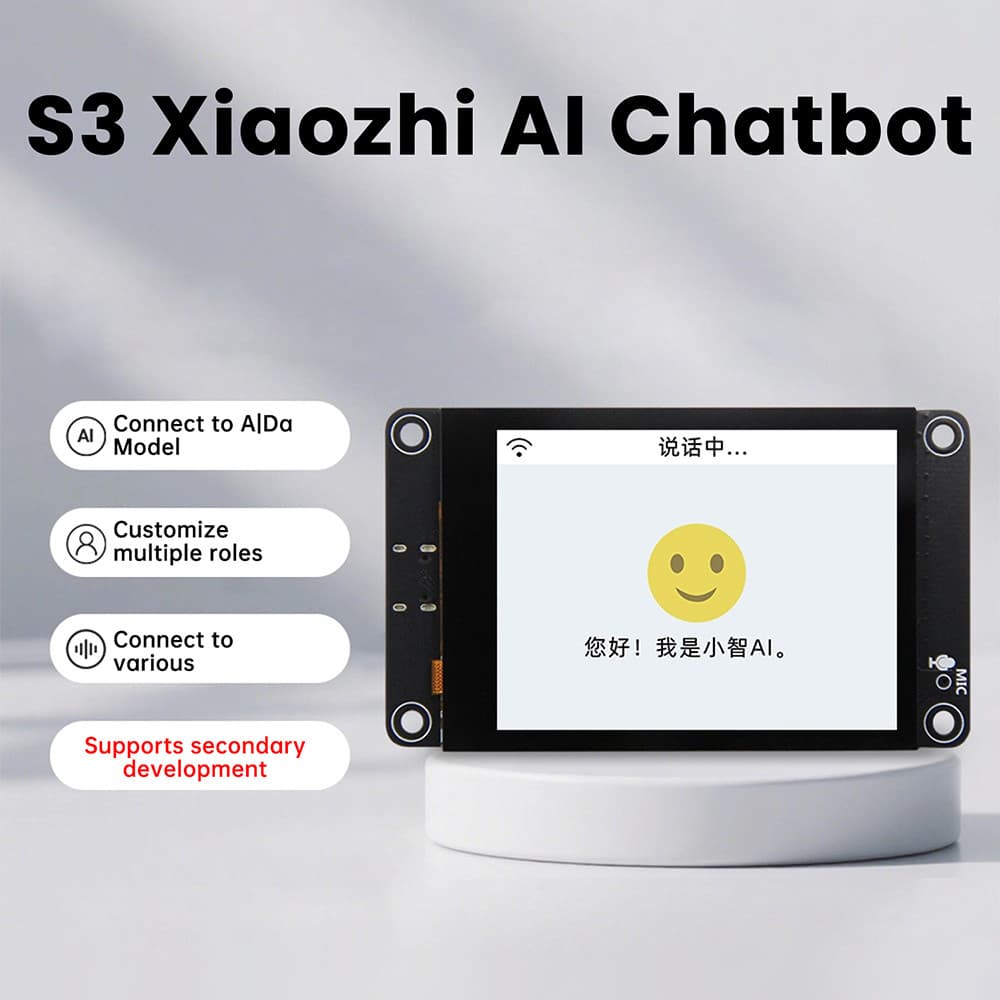 ESP32-S3 ES3C28P บอร์ดพัฒนา WiFi BT สมาร์ทจอแสดงผลหน้าจอ 2.8 นิ้วโมดูล TFT หน้าจอสัมผัสรองรับ XiaoZhi Type-C รูปที่ 2