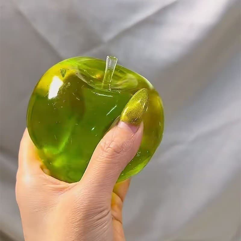 Apple Squishy ของเล่นความเครียดบรรเทาบีบของเล่น Soft Sensory Fidget ของเล่นสําหรับผ่อนคลาย Nice Desktop เครื่องประดับ รูปที่ 5