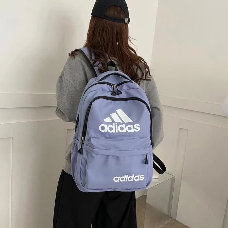 Adidasสไตล์ใหม่กระเป๋าเป้สะพายหลังกระเป๋าเป้สะพายหลังลำลองสำหรับบุรุษและสตรี P339 -2 รูปที่ 6