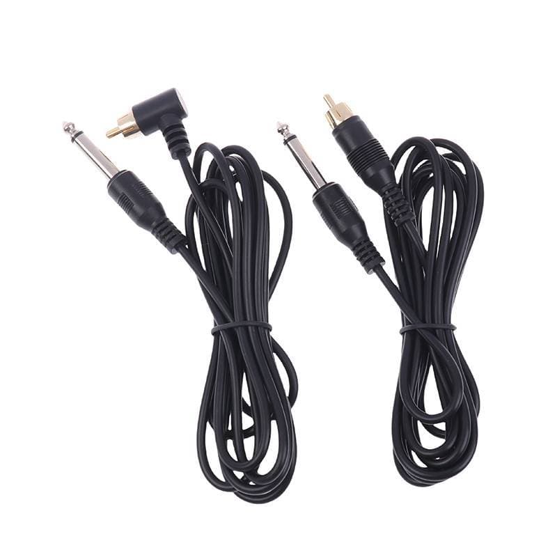 1Pc Tattoo Clip Cord PVC Tattoo Clip Cable Tattoo Machine สายไฟปากกาสักแหล่งจ่ายไฟใหม่ รูปที่ 7