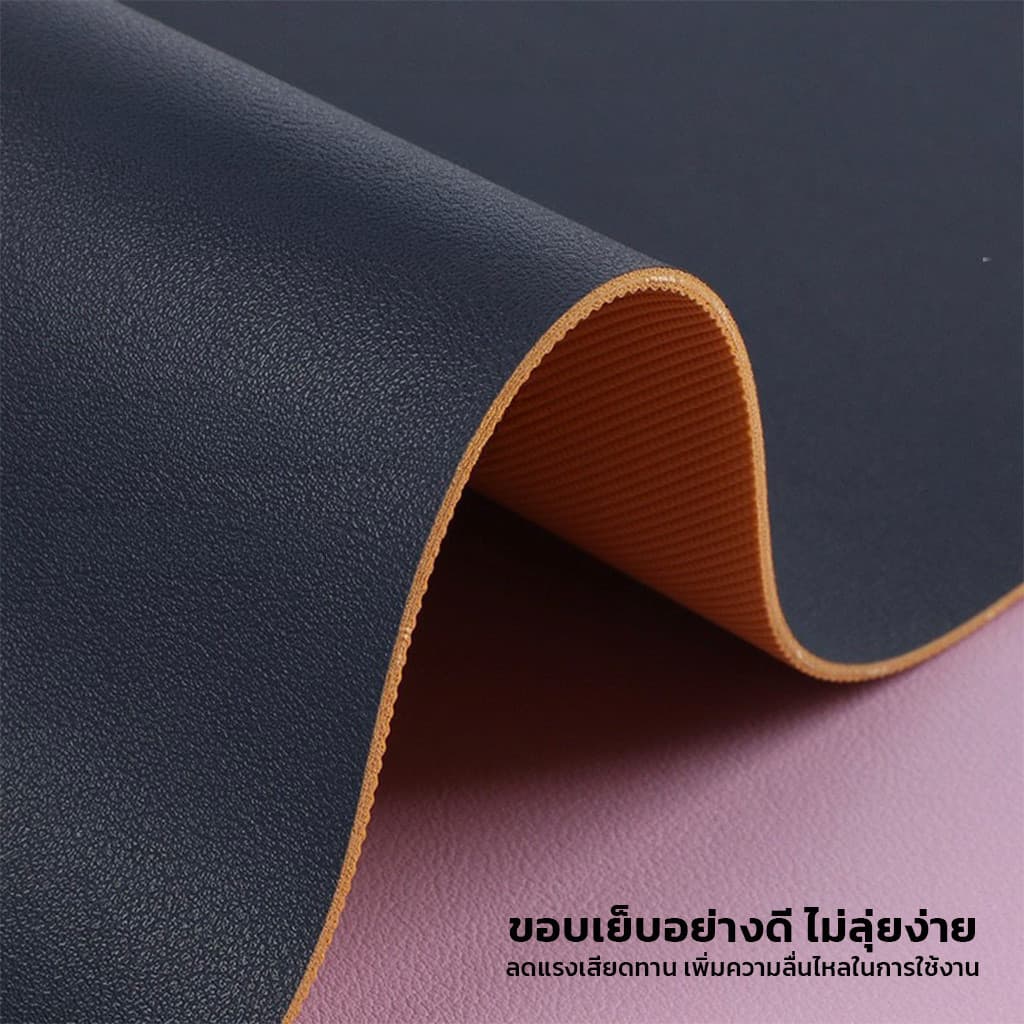 MORENO แผ่นรองเมาส์ แผ่นรองโต๊ะ กันน้ำ 100% กันลื่นพิเศษ หนังระดับพรีเมียม ทนรอยขีดข่วน รูปที่ 4