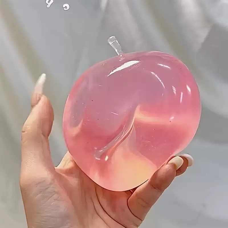 Apple Squishy ของเล่นความเครียดบรรเทาบีบของเล่น Soft Sensory Fidget ของเล่นสําหรับผ่อนคลาย Nice Desktop เครื่องประดับ รูปที่ 9