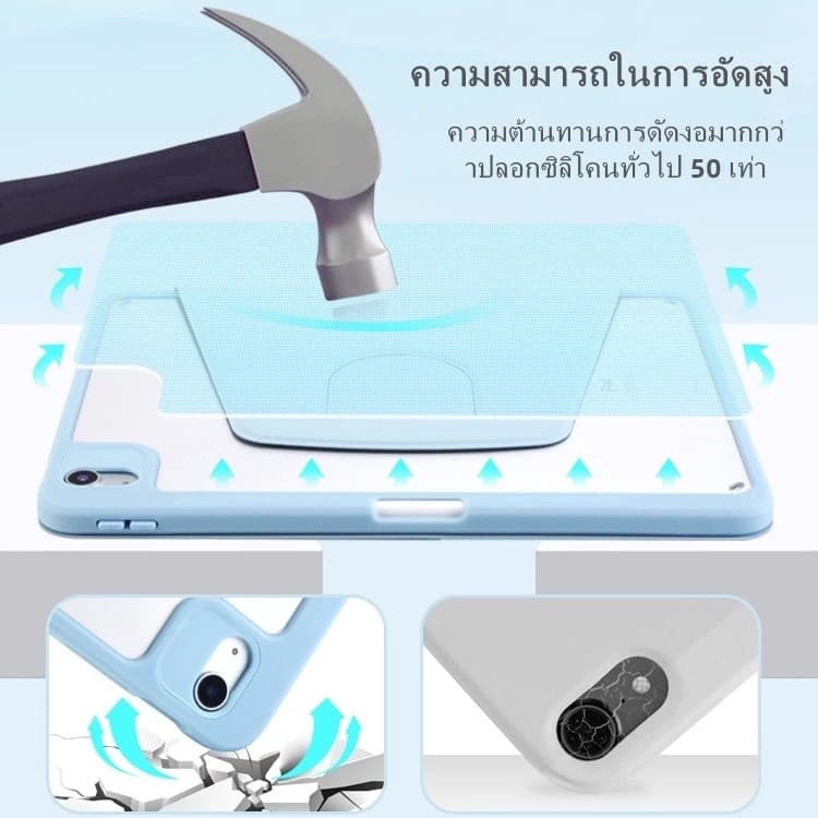 360°หมุนตั้ง เคสฝาพับ Samsung Galaxy Tab A8 A7 lite S6 lite s9 fe A9plus s8 +/s7fe s10lite Right pen Case Samsung kuromi รูปที่ 3