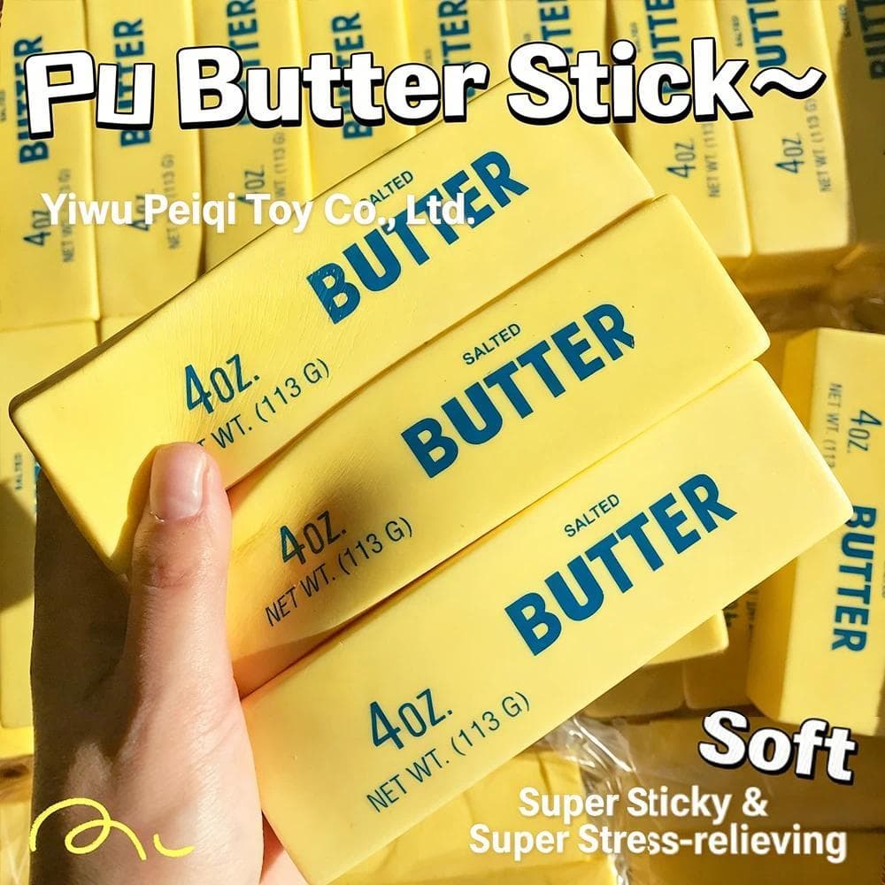 ท้องถิ่น4 ชิ้น 23.5 ซม.บีบของเล่น Butter Stick Squishy ของเล่นช้า Rising Fidget ความเครียดบรรเทาบีบบาร์อิฐ Soft Sensory ความวิตกกังวลออทิสติกของขวัญสําหรับเด็กผู้ใหญ่ รูปที่ 7