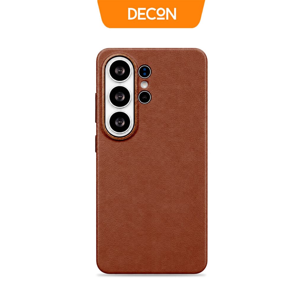DECON DCPU-EX เคสลายหนัง PU รองรับชาร์จแม่เหล็ก สำหรับ S26U / S25U / Fold7 / Flip7 รูปที่ 2