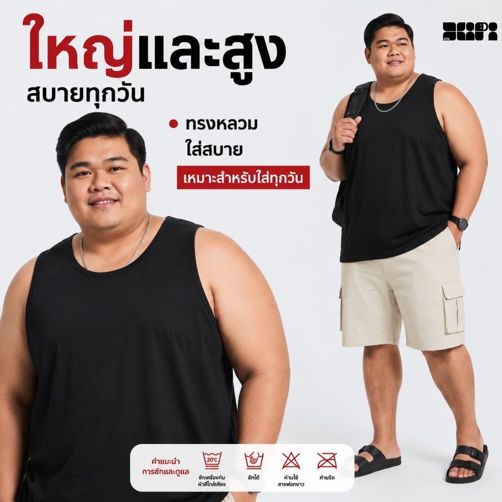 5XL 8XL ใหญ่พิเศษ เสื้อกล้ามผ้าไหมน้ําแข็งขนาดบวกสําหรับผู้ชายเสื้อกั๊กทรงหลวมแขนกุดแห้งเร็วระบายอากาศ รูปที่ 4
