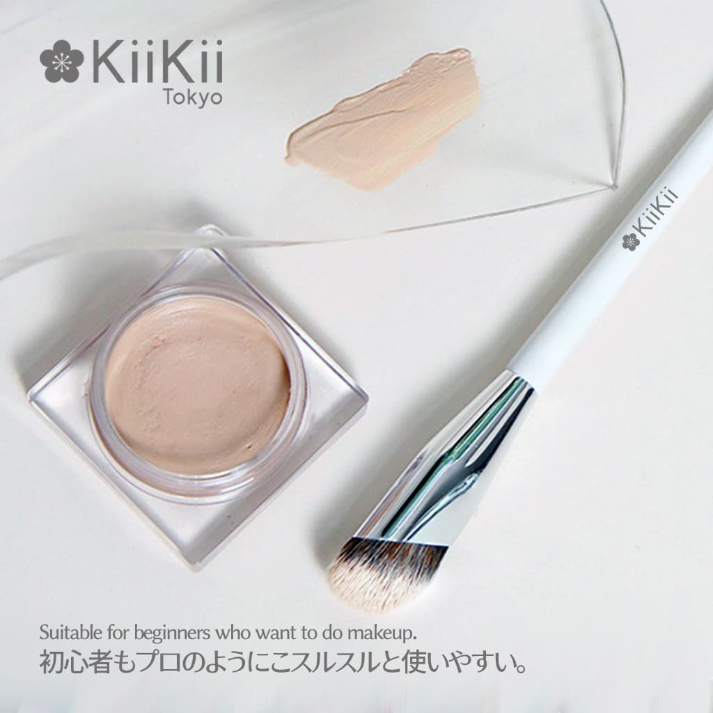 KiiKii Beauty แปรงรองพื้นแบบมุมเฉียง แปรงรองพื้นหัวทุยส์ เสริมจุดเฉพาะทาง ปกปิดดีด เนื้อขนนุ่ม ใช้งานลื่น รูปที่ 6