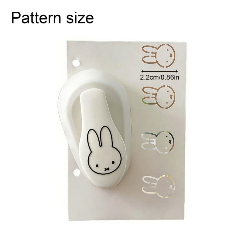 Humble กระต่ายรูปแบบ Hole Puncher Ergonomic Grip กระดาษหัตถกรรมลายนูนเครื่องมือสําหรับการ์ดทํา Scrapbooking Art Craft Proj รูปที่ 2