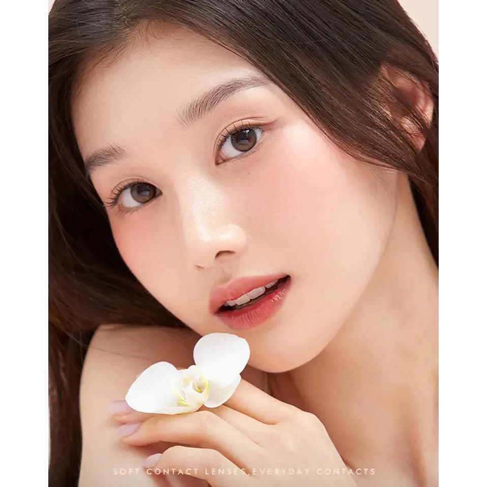 OLENS EYELIGHTER GLOWY Brown 2P คอนแทคเลนส์ 1 เดือน รูปที่ 2