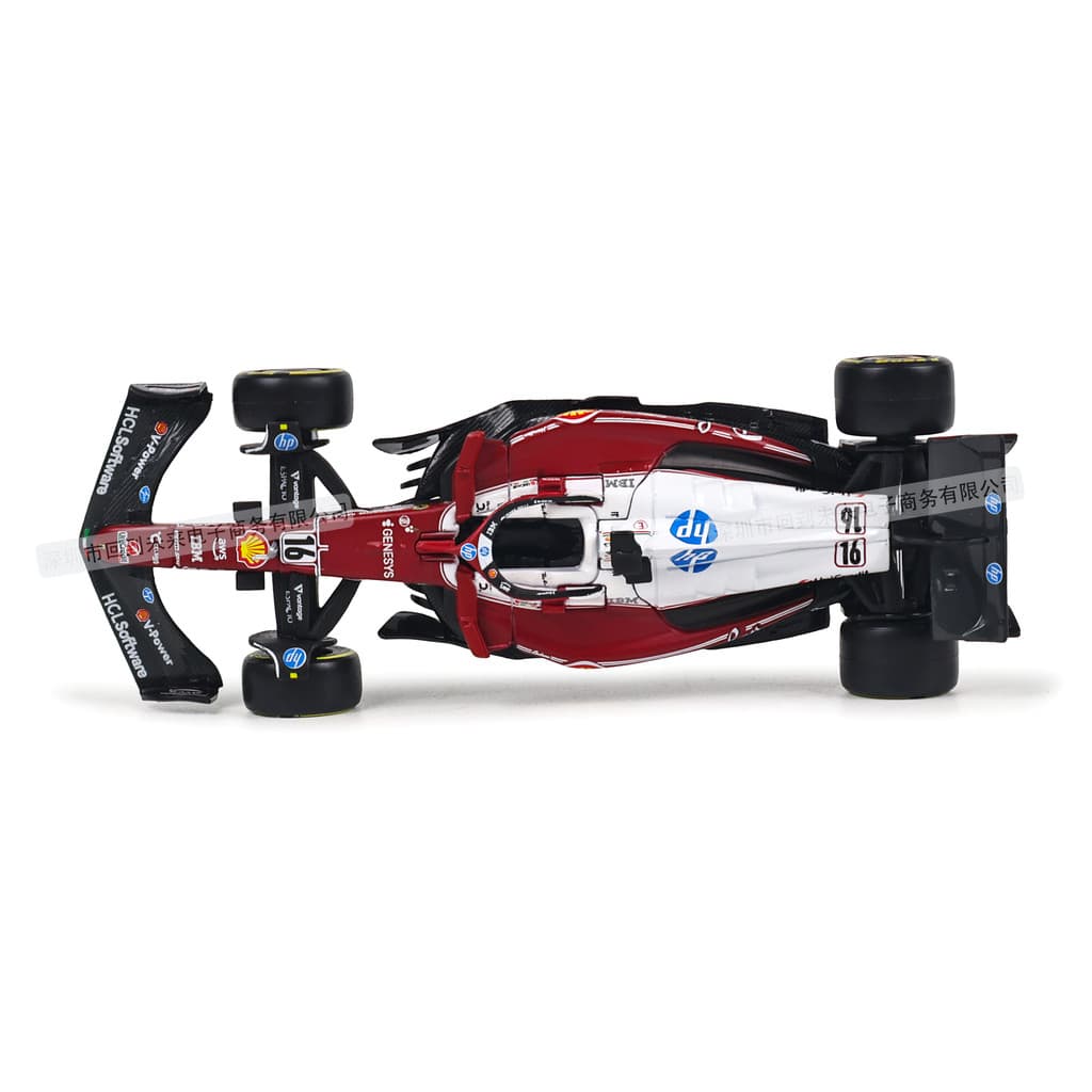 Bburago 1:43 ใหม่ F1 Ferrari SF25 Monza ตับพิเศษ #16 ชาร์ลส์ เลอเลอร์ซี & #44 Lewis Hamilton Alloy Die-Cast Racing Car Model เครื่องประดับสะสม รูปที่ 5