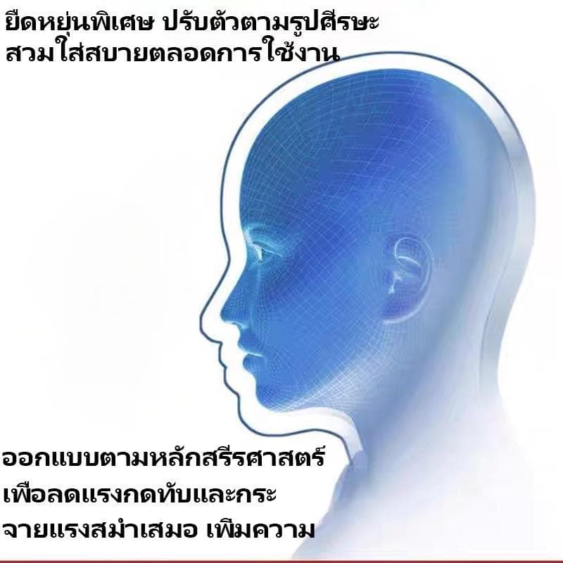 สายรัดหน้าผาก LED สำหรับไฟฉายคาดหัว อัปเกรดหนาพิเศษ ยืดหยุ่น ปรับขนาดได้ สายรัดไฟหน้าดีไซน์ทันสมัยและดีไซน์ใหม่ล่าสุด รูปที่ 5