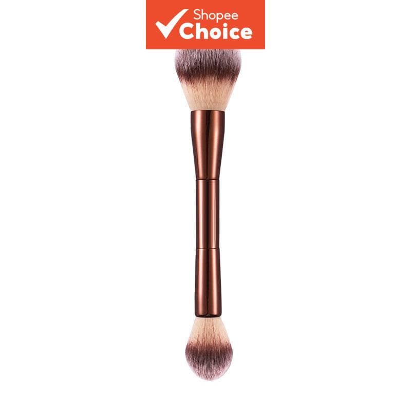 Hourglass Veil Powder Brush 2-In-1 – เมษายน Hot Pick For Blush Highlighter, ขนแปรงนุ่ม, มืออาชีพเสร็จสิ้น รูปที่ 1
