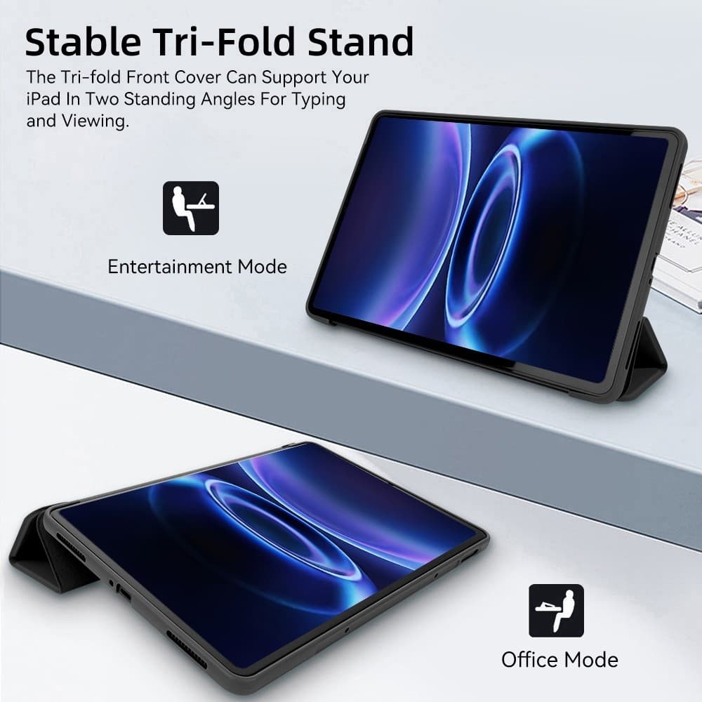 สําหรับ Xiaomi Redmi Pad 2 9.7 2026 | WiFi 4G ซิลิโคนนุ่มฝาครอบ PAD2 SE 8.7 พับ Stent แท็บเล็ตกันกระแทก 050 รูปที่ 4