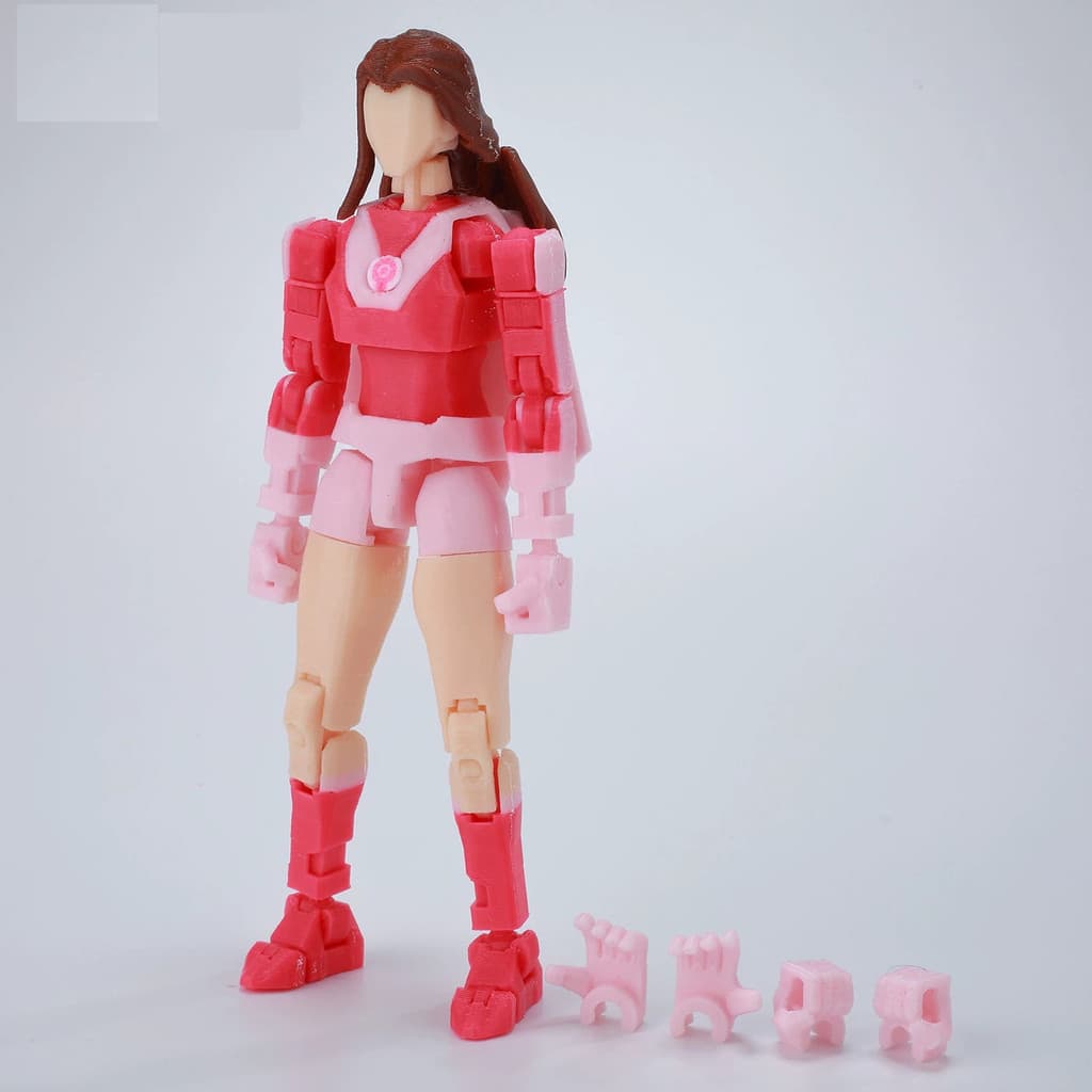 Invincible Young Man ของเล่นการพิมพ์ 3D บล็อกตัวต่อที่สามารถเคลื่อนย้ายได้สุด Invincible Mark Masked Superman Prisoner Series Action Figure รูปที่ 5