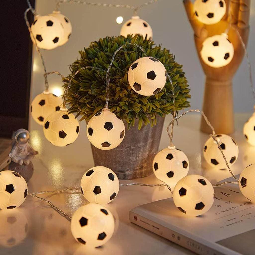ไฟตกแต่งธีมฟุตบอล LED Football ตกแต่งผับ บาร์ ร้านอาหาร ของตกแต่งแฟนกีฬา รูปที่ 6