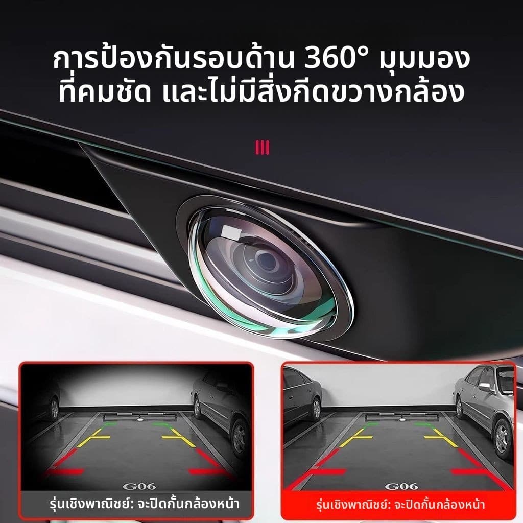 ⏰ประเทศไทย 24 ชั่วโมง⏰ กันน้ำ ป้องกันรอยขีดข่วน ฝาครอบป้องกัน กันเปื้อน ตกแต่งรถ เลนส์กล้องถอยหลัง รูปที่ 6