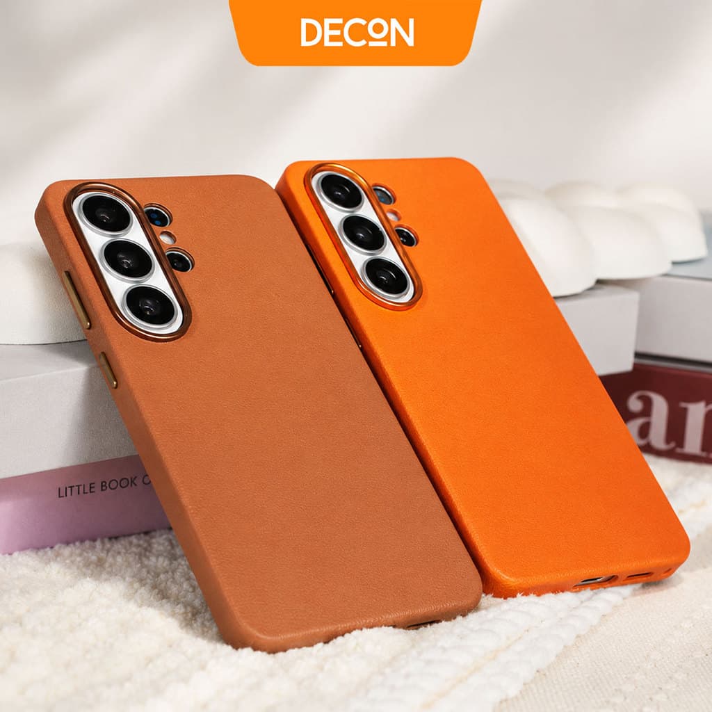 DECON DCPU-EX เคสลายหนัง PU รองรับชาร์จแม่เหล็ก สำหรับ S26U / S25U / Fold7 / Flip7 รูปที่ 7