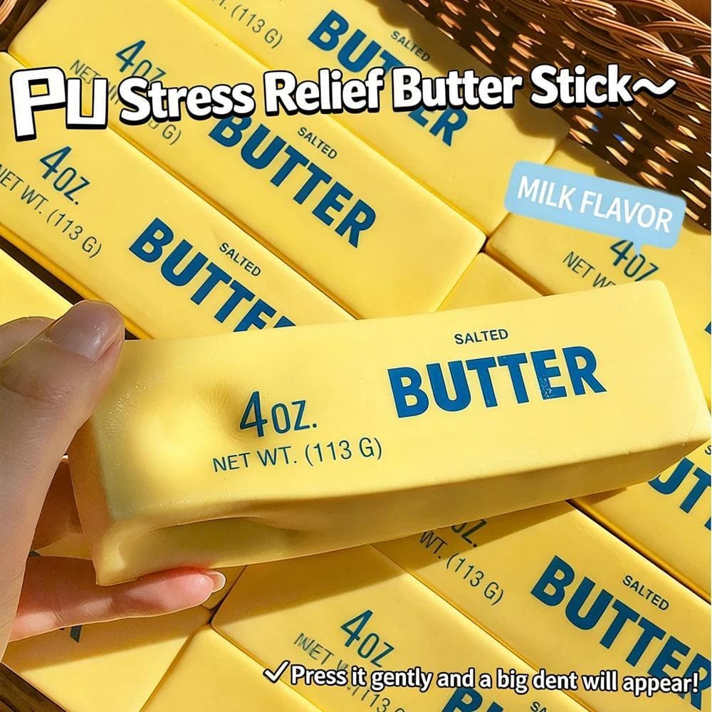 ท้องถิ่น4 ชิ้น 23.5 ซม.บีบของเล่น Butter Stick Squishy ของเล่นช้า Rising Fidget ความเครียดบรรเทาบีบบาร์อิฐ Soft Sensory ความวิตกกังวลออทิสติกของขวัญสําหรับเด็กผู้ใหญ่ รูปที่ 8