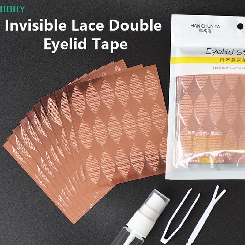 Invisible Eyelid Stier Lace Eye Lift Strips Double Eyelid Tape Glue Stiers Eye Tape Tools Size M/L/XL TH รูปที่ 1