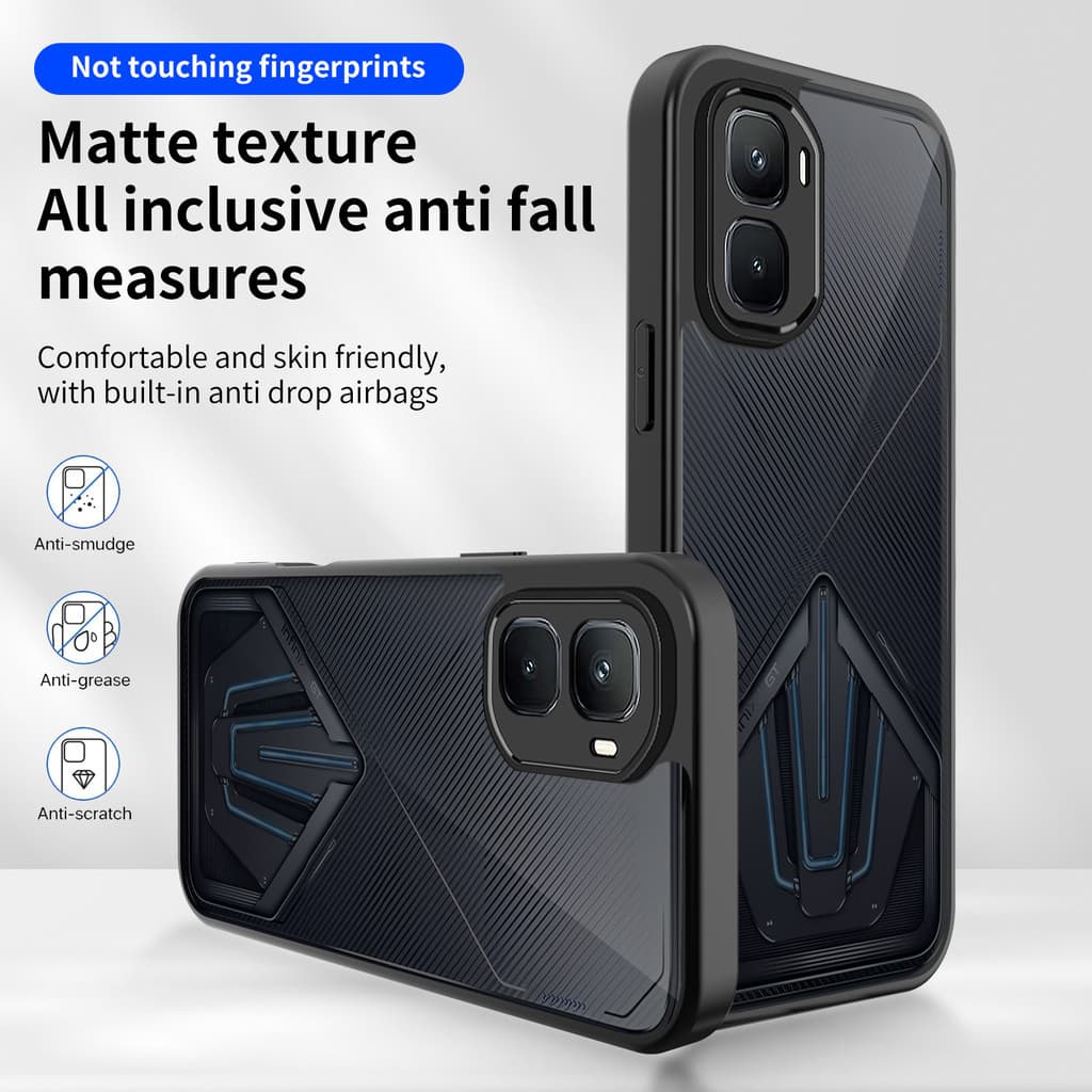 เคส For infinix GT 50 Pro 5G / Smart20 เคส กันกระแทก ฝาหลังแข็ง ส่งจากไทย Frosted Case 054 รูปที่ 2