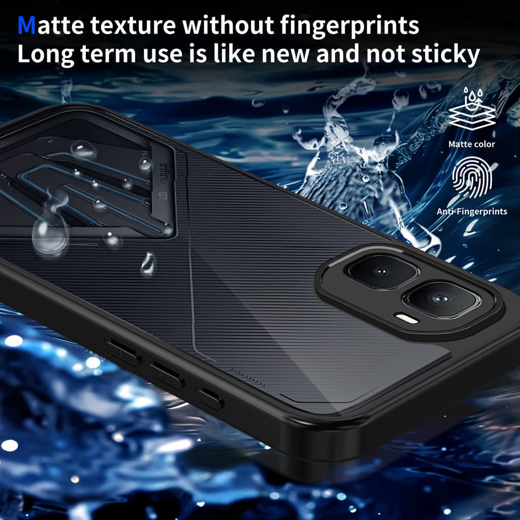 เคส For infinix GT 50 Pro 5G / Smart20 เคส กันกระแทก ฝาหลังแข็ง ส่งจากไทย Frosted Case 054 รูปที่ 3