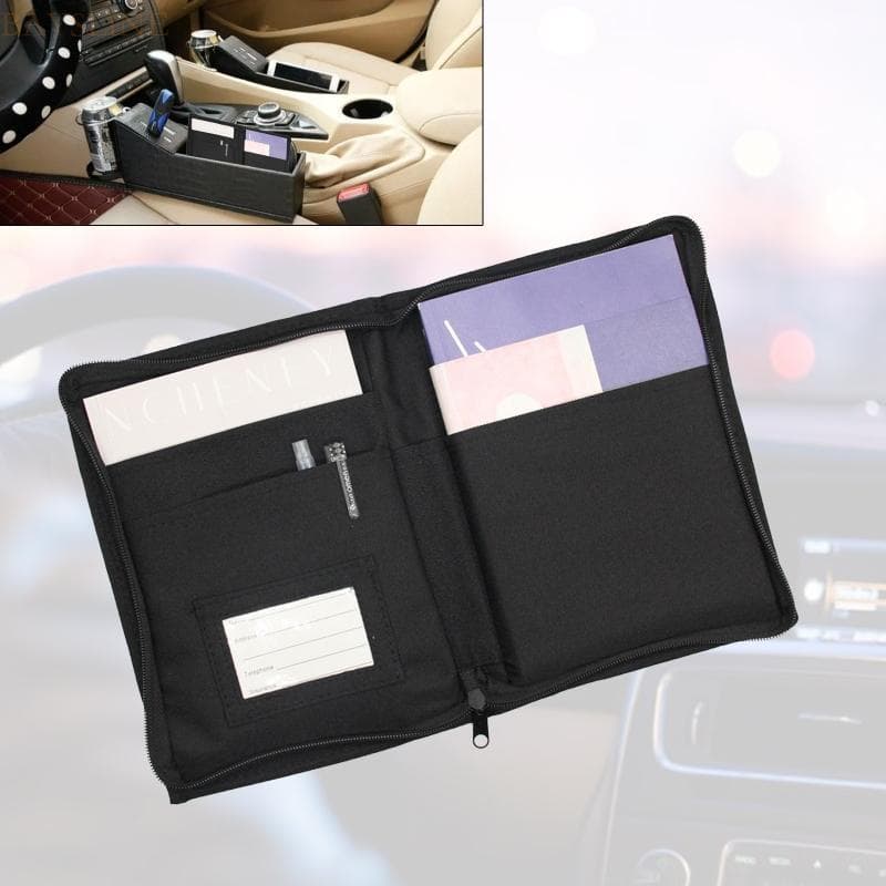 BAYSLI Organizer Multi-Pocket Auto Truck File Bag กระเป๋ากล่องถุงมือเอกสารกระเป๋า รูปที่ 1