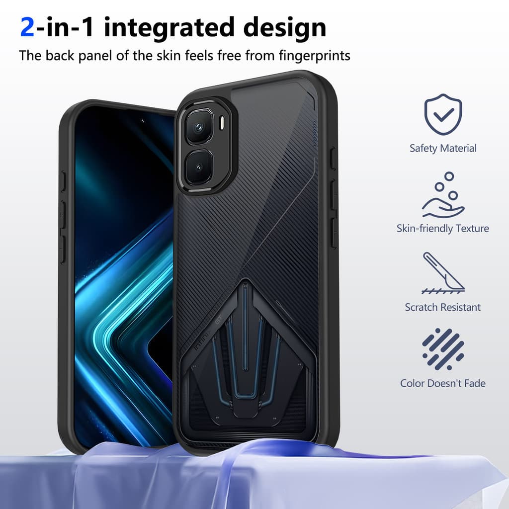 เคส For infinix GT 50 Pro 5G / Smart20 เคส กันกระแทก ฝาหลังแข็ง ส่งจากไทย Frosted Case 054 รูปที่ 4