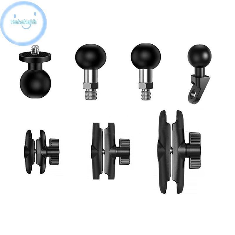 Haha อลูมิเนียมซ็อกเก็ตคู่สําหรับ 25 มม./1 นิ้วผู้ถือ Mount Clamp สําหรับรถจักรยานยนต์กล้อง Extension Arm TH รูปที่ 1