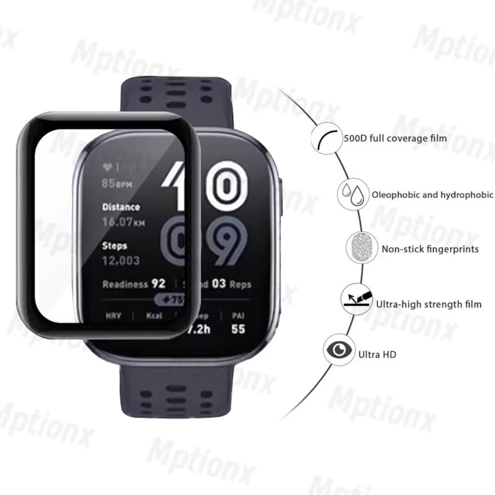ฟิล์มกระจกนิรภัย / Anti Gores สำหรับ for Amazfit Bip 6 อุปกรณ์ป้องกันหน้าจอสำหรับ for Amazfit Bip 6 รูปที่ 6