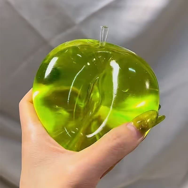 Apple Squishy ของเล่นความเครียดบรรเทาบีบของเล่น Soft Sensory Fidget ของเล่นสําหรับผ่อนคลาย Nice Desktop เครื่องประดับ รูปที่ 6