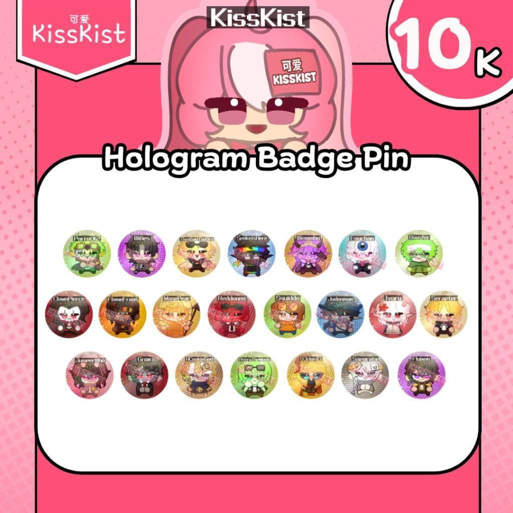 Ready Stock MCYT Fanmerch by KissKist | พวงกุญแจ สายโทรศัพท์ สติ๊กเกอร์ หมุด ชีวิตจักรวาลที่ไม่เสถียร รูปที่ 4