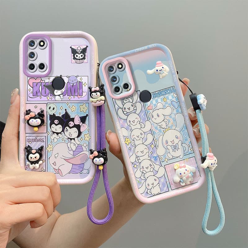 เคส REALME 7i REALME C17 Anti fall อะนิเมะการ์ตูน TPU ซิลิโคนอ่อนนุ่ม 3D เคสโทรศัพท์น่ารัก XXLK รูปที่ 2