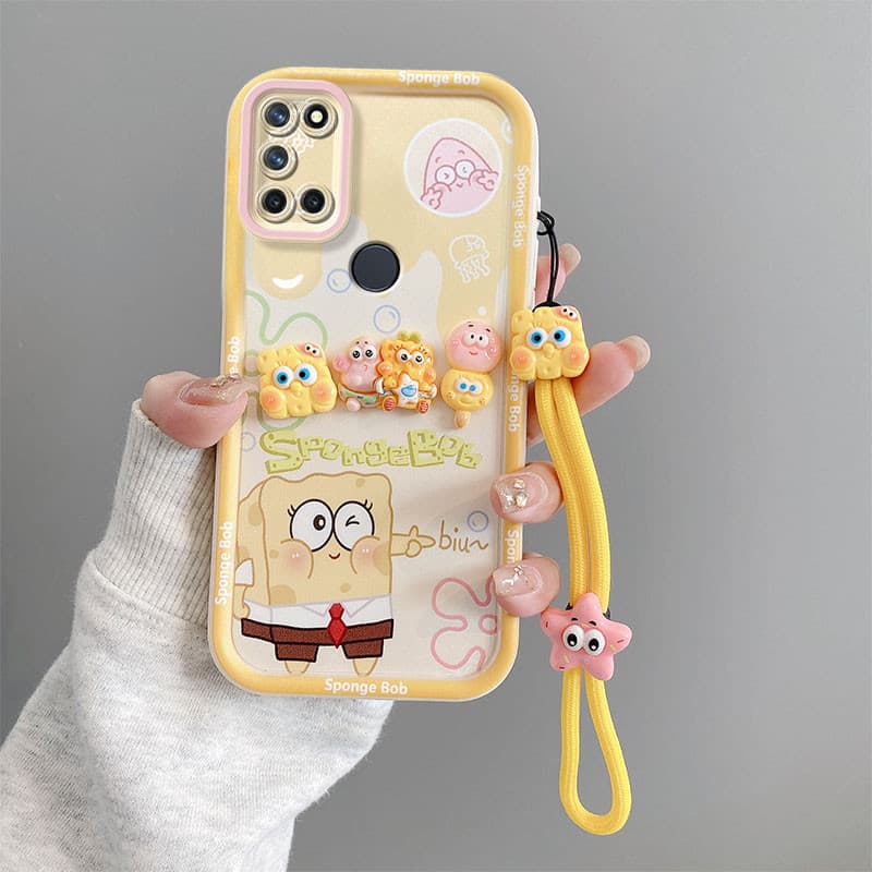 เคส REALME 7i REALME C17 Anti fall อะนิเมะการ์ตูน TPU ซิลิโคนอ่อนนุ่ม 3D เคสโทรศัพท์น่ารัก XXLK รูปที่ 4