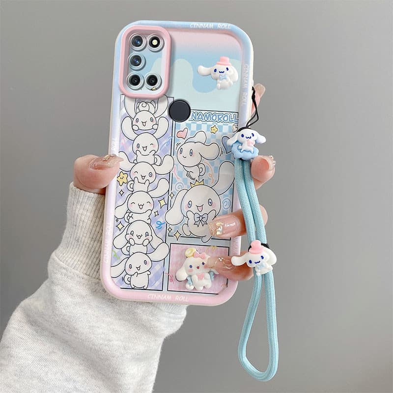เคส REALME 7i REALME C17 Anti fall อะนิเมะการ์ตูน TPU ซิลิโคนอ่อนนุ่ม 3D เคสโทรศัพท์น่ารัก XXLK รูปที่ 7