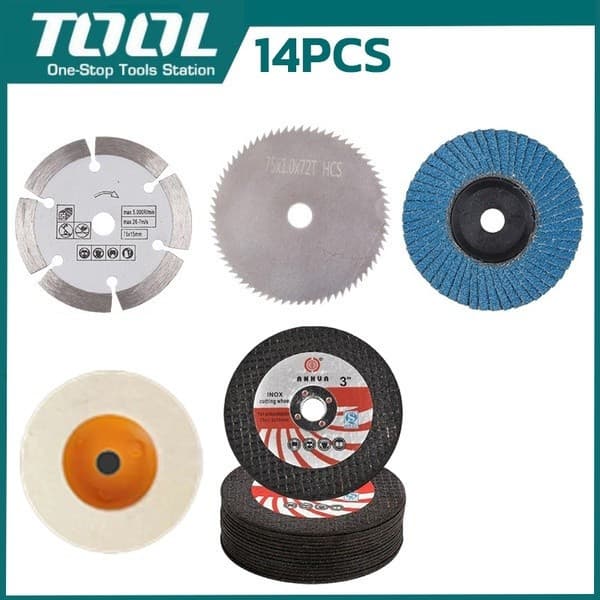 ใบตัดไฟเบอร์ 75 มม.บดล้อ FLAP Disc แผ่นขัด แผ่นตัดเครื่องบดมุมอุปกรณ์เสริมสําหรับเครื่องมือไฟฟ้า รูปที่ 1