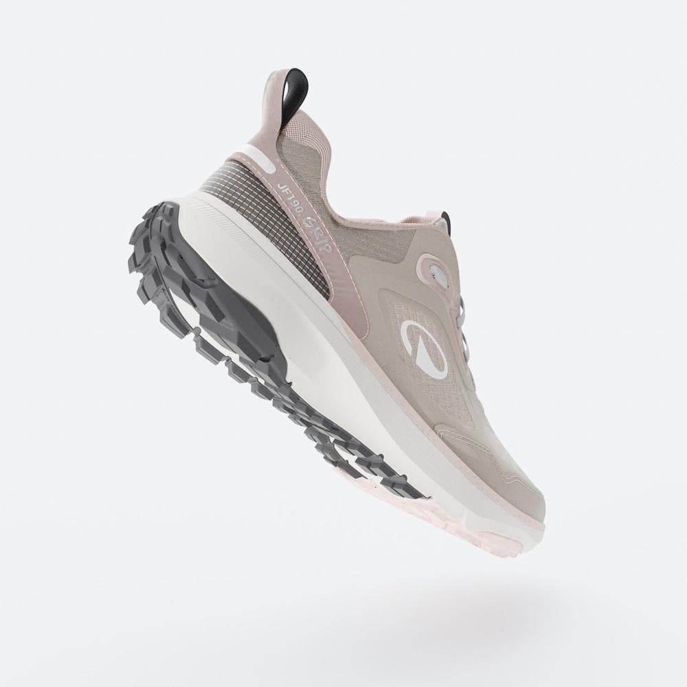 Decathlon Jf190 Grip Women'S Running And Trail Shoes รองเท้าวิ่งและวิ่งเทรลสำหรับผู้หญิง รุ่น Jf 190 Grip - Beige รูปที่ 4