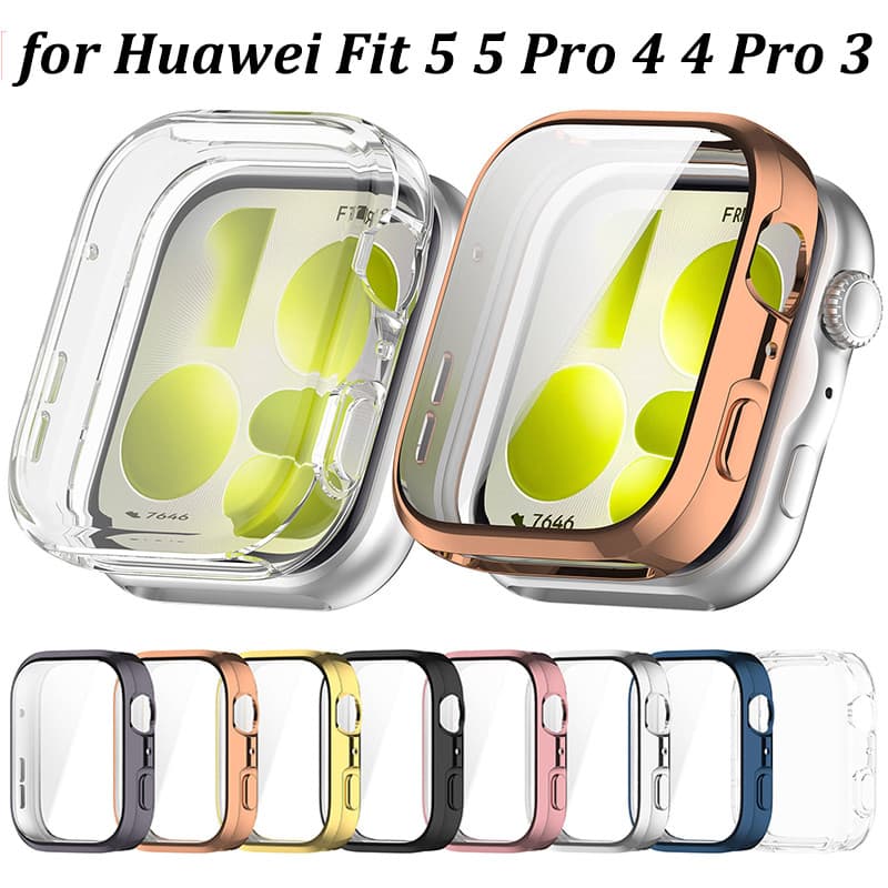 Anti Gores TPU สําหรับ Huawei Watch Fit 5 4 3/Huawei Watch Fit 5 Pro/4 Pro Full Soft กันชนป้องกันหน้าจออุปกรณ์เสริมสําหรับ Huawei Fit 3 รูปที่ 1