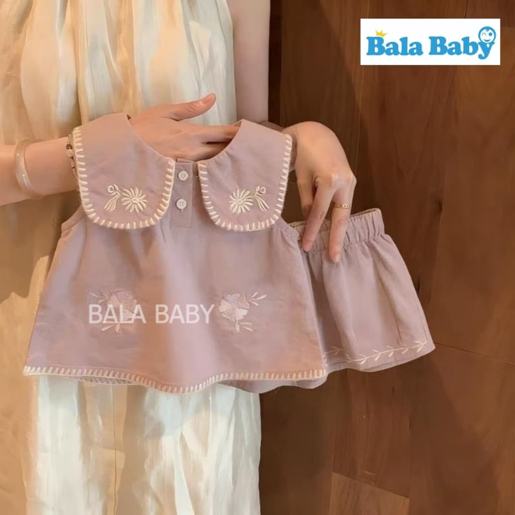 ชุดเด็กหญิงแฟชั่น ชุดเซ็ตเด็กหญิงน่ารัก Summer Collection สไตล์เกาหลีมินิมอล DXT252 รูปที่ 4