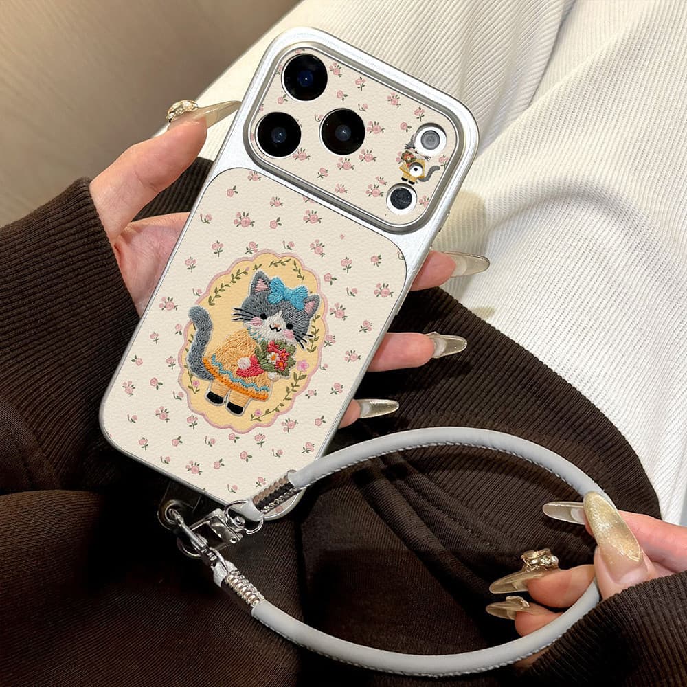 เคสโทรศัพท์ for iPhone 11 17 15 12 Pro Max เคสไอโฟน 13 Air case 14 16 Pro Max เคสไอโฟน11 เคส มีสายคล้องข้อมือ Anti-loss รูปที่ 7