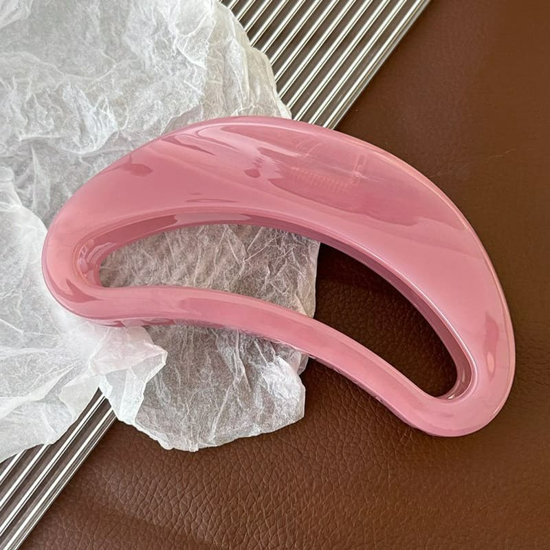 ผู้หญิงขนาดใหญ่ D Shape Grips ผม Cips Headwear อุปกรณ์เสริม รูปที่ 6