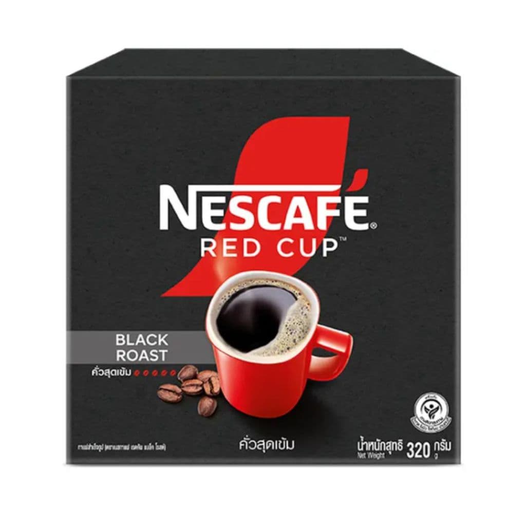 เนสกาแฟ เรดคัพ แบล็คโรสต์กาแฟสำเร็จรูป Nescafe Red Cup Black Roast 320g. รูปที่ 1