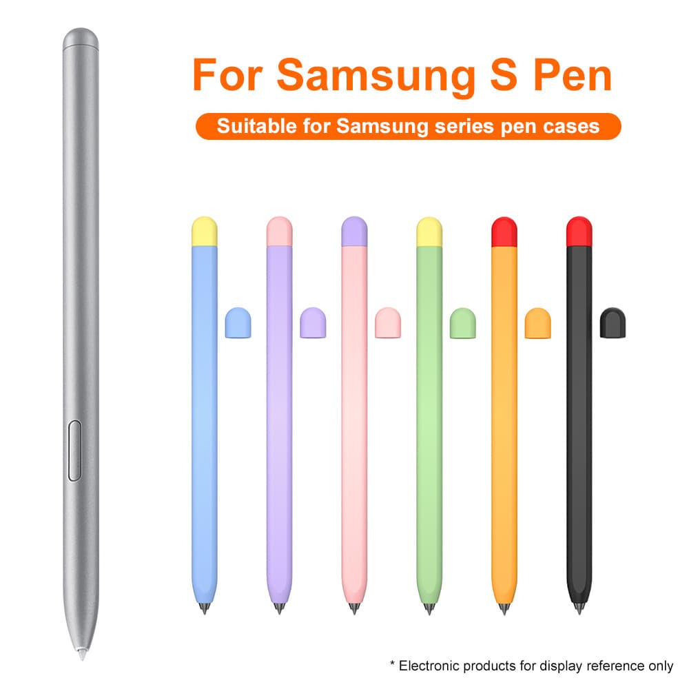 ฝาครอบปากกาซิลิโคนกันลื่น สำหรับ Samsung S Pen S9 S10 Lite S10 S7 S8 S6 Lite ฝาครอบปากกา รูปที่ 1